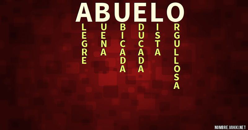 Acróstico abuelo