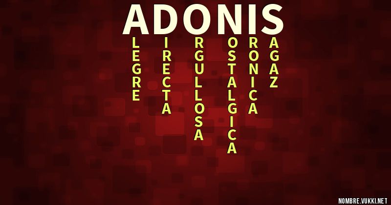 Acróstico adonis