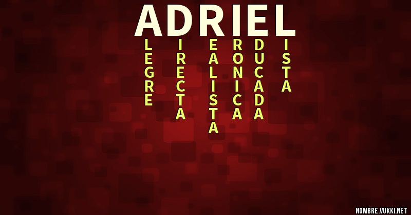 Acróstico adriel