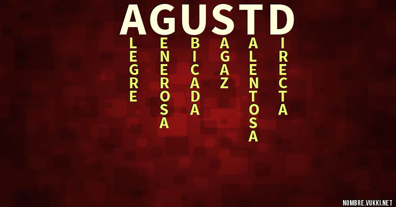 Acróstico agust d
