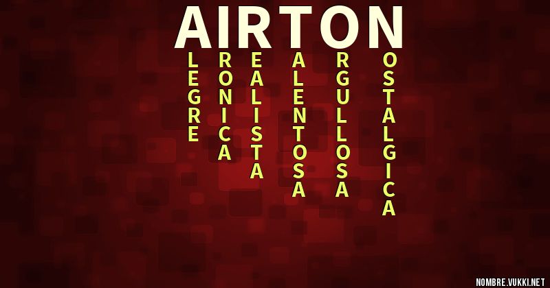 Acróstico airton