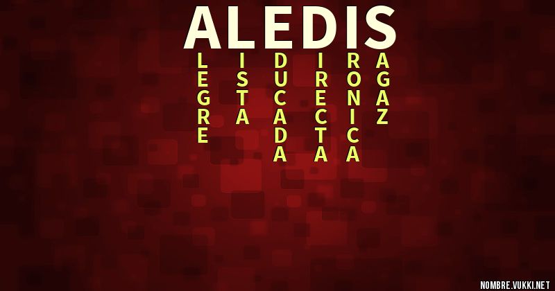 Acróstico aledis