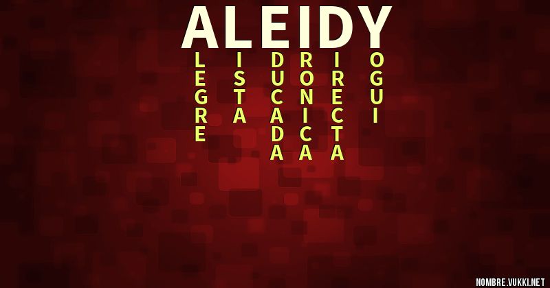 Acróstico aleidy