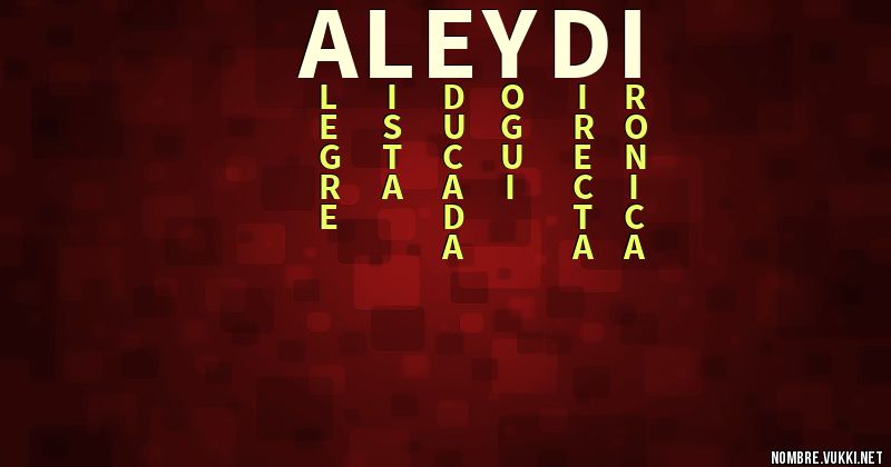 Acróstico aleydi