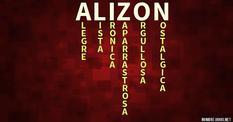 Acróstico alizon