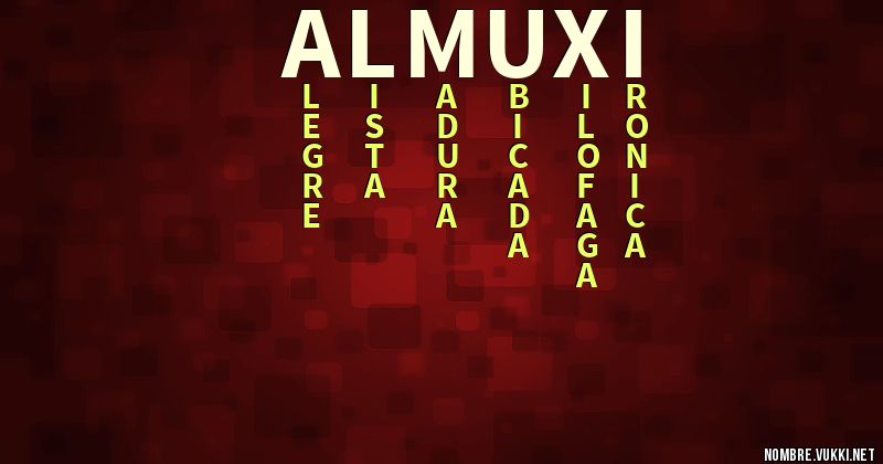 Acróstico almuxi