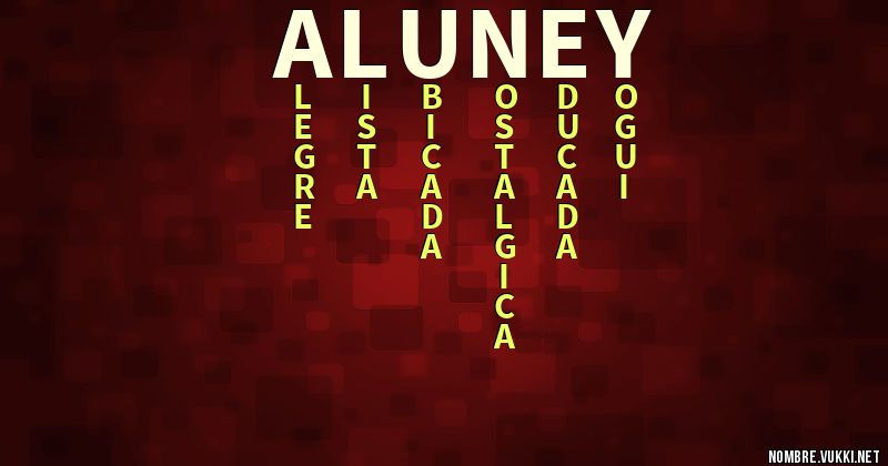 Acróstico aluney