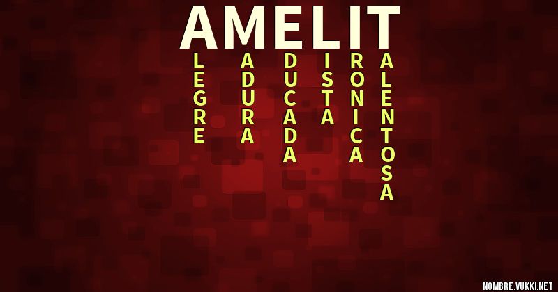 Acróstico amelit