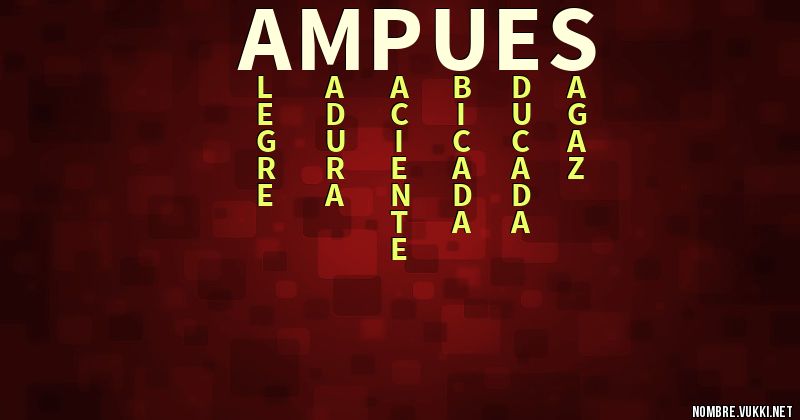 Acróstico ampues