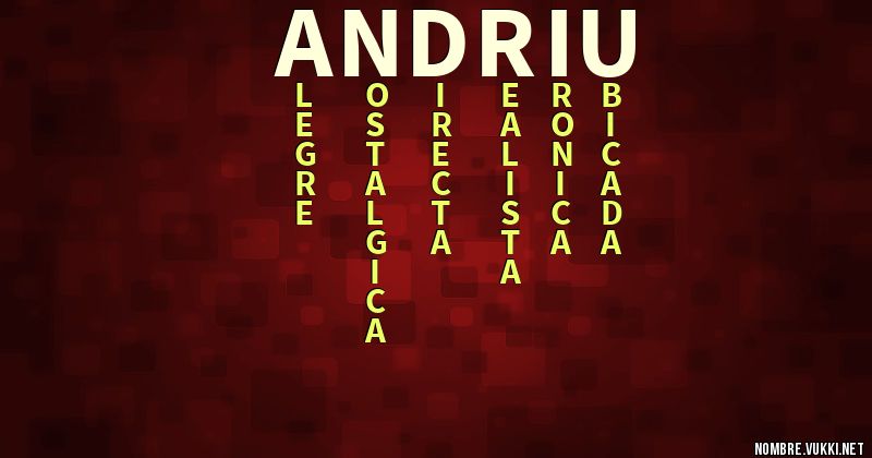 Acróstico andriu
