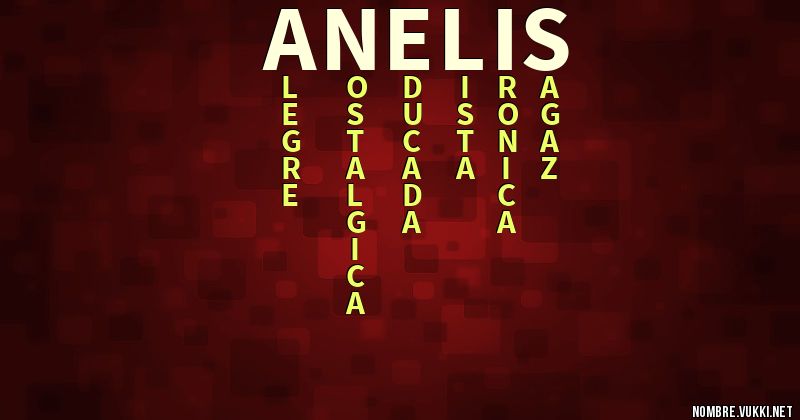 Acróstico anelis