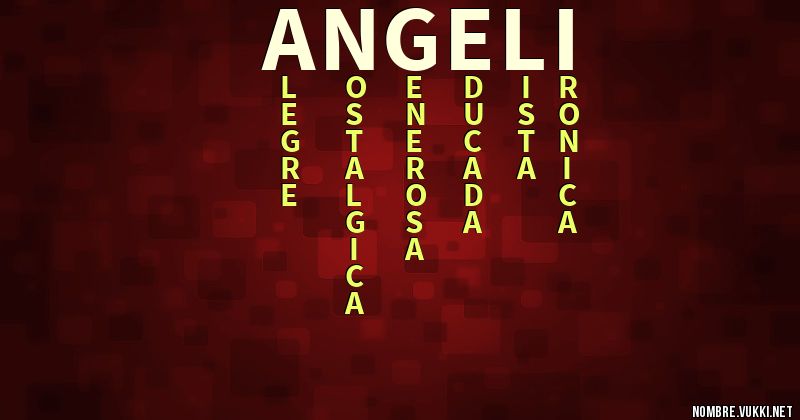 Acróstico angeli