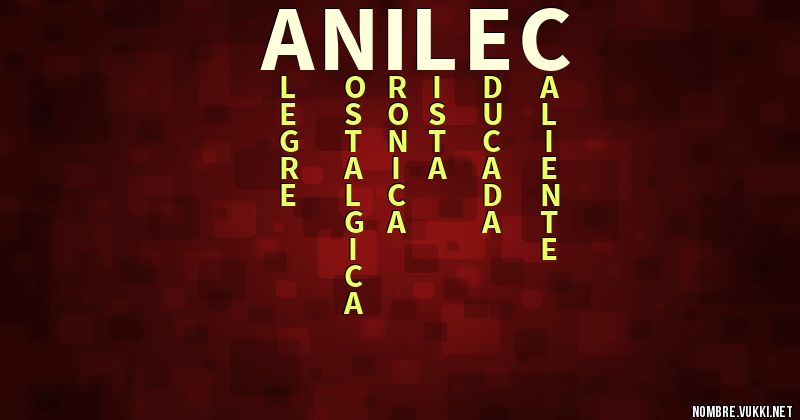 Acróstico anilec