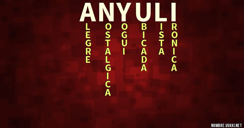 Acróstico anyuli