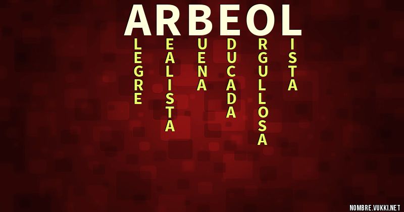 Acróstico arbeol