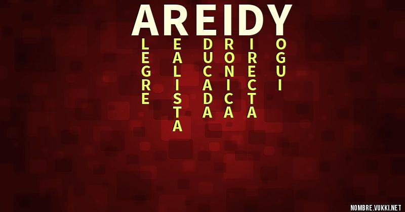 Acróstico areidy