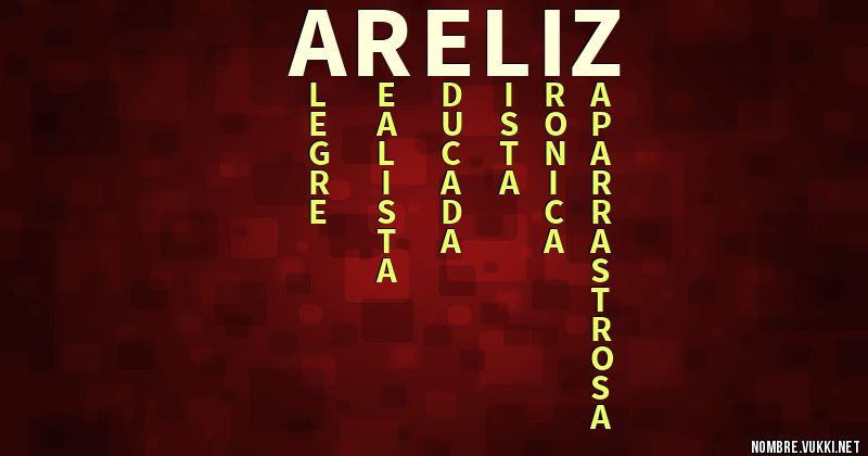 Acróstico areliz