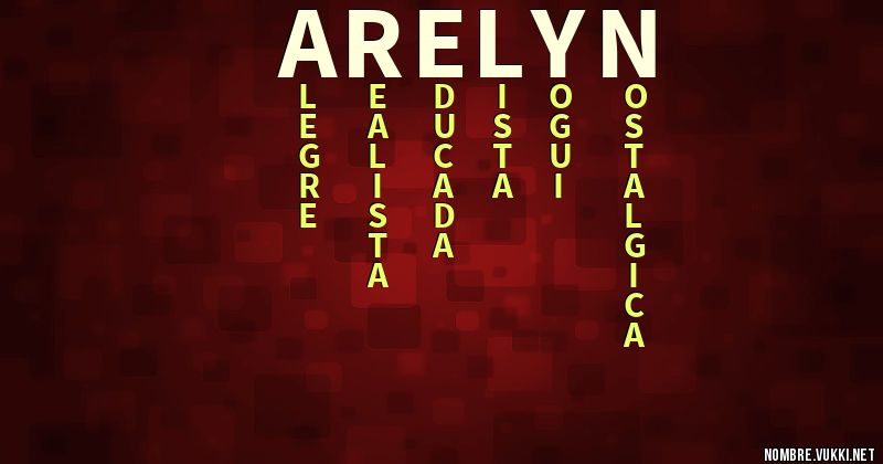 Acróstico arelyn