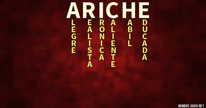 Acróstico ariche