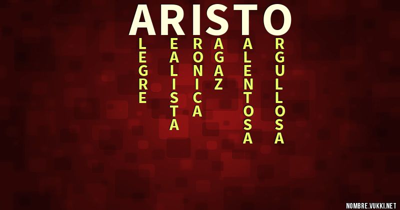 Acróstico aristo
