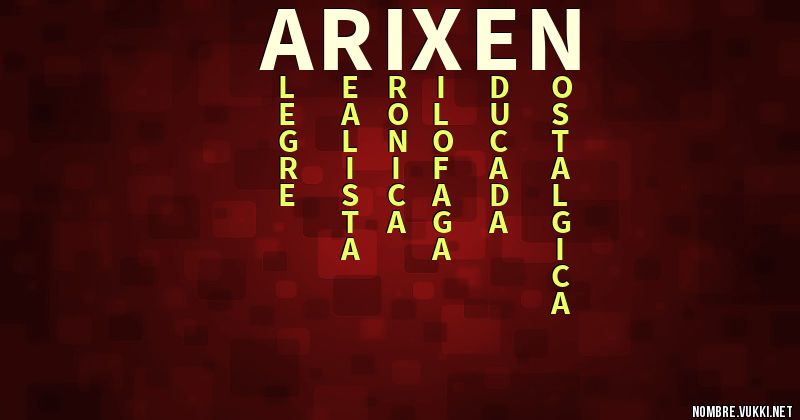 Acróstico arixen