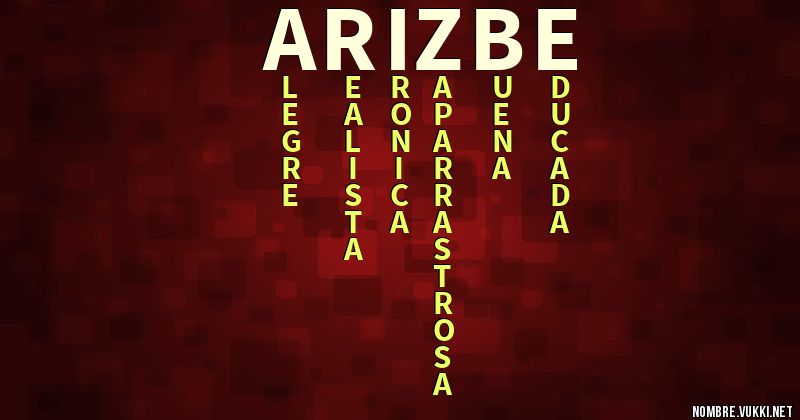 Acróstico arizbe