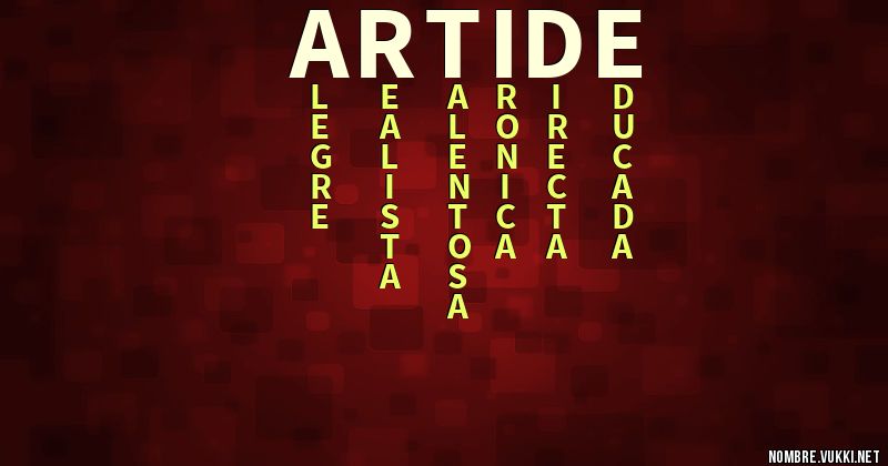 Acróstico artide
