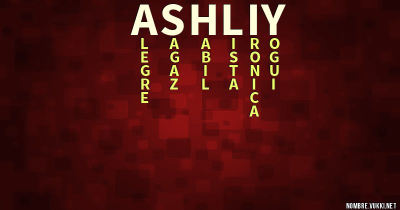 Acróstico ashliy