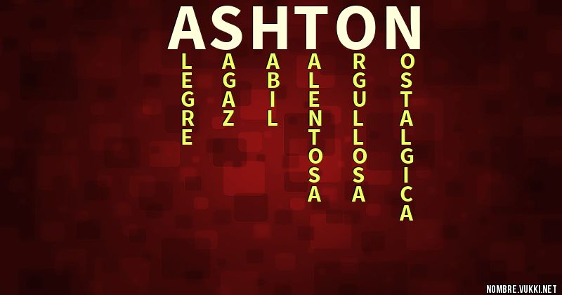 Acróstico ashton