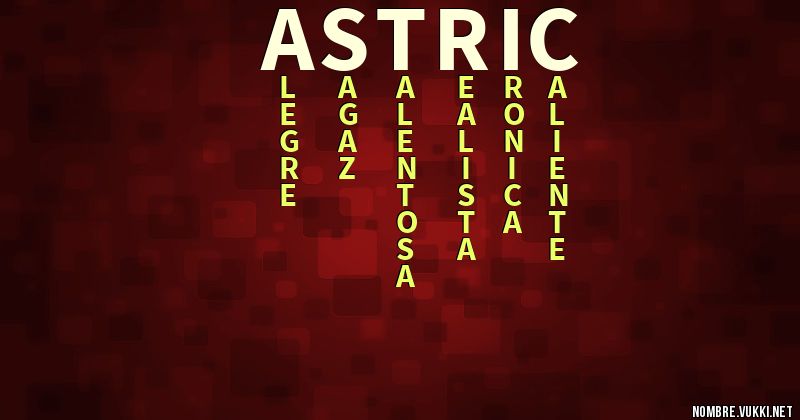 Acróstico astric