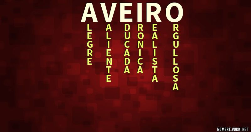 Acróstico aveiro