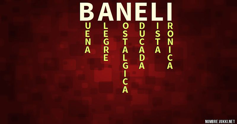Acróstico baneli