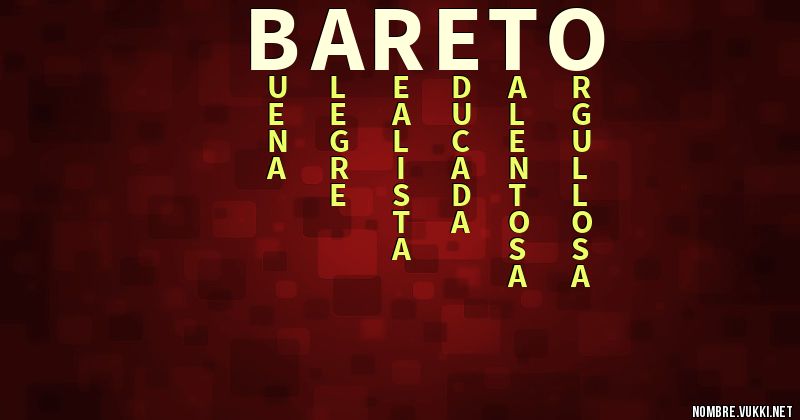 Acróstico bareto