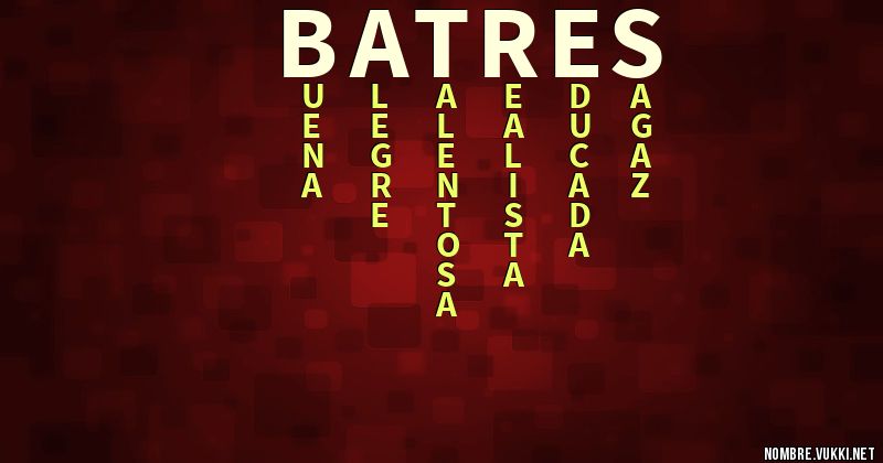 Acróstico batres