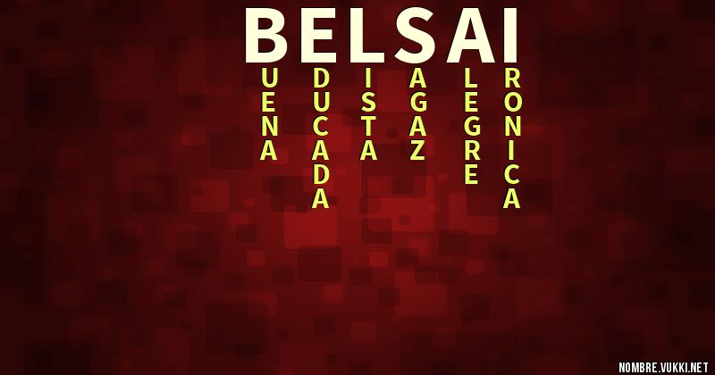 Acróstico belsai