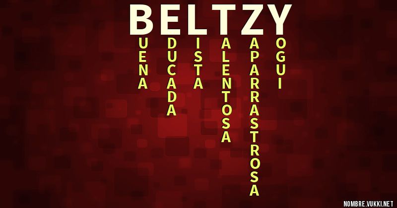 Acróstico beltzy