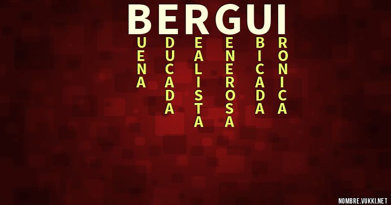 Acróstico bergui