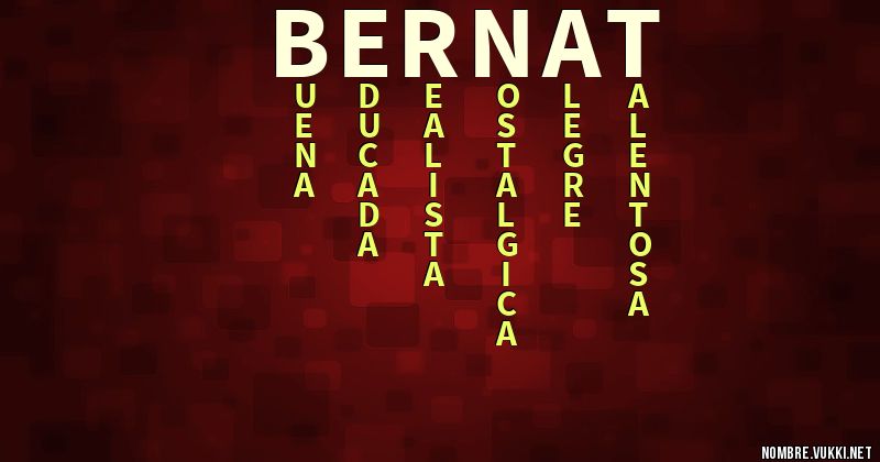 Acróstico bernat