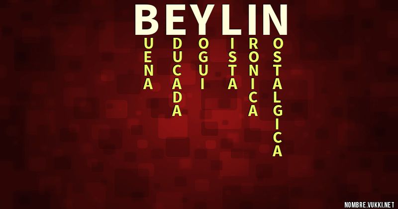 Acróstico beylin