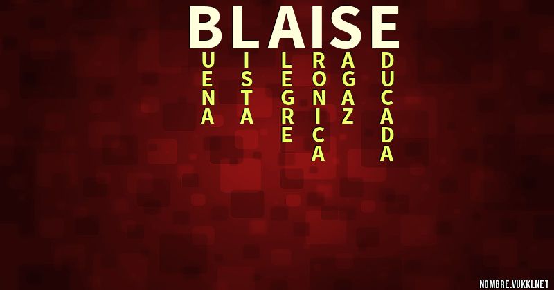 Acróstico blaise