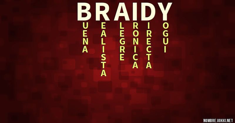 Acróstico braidy