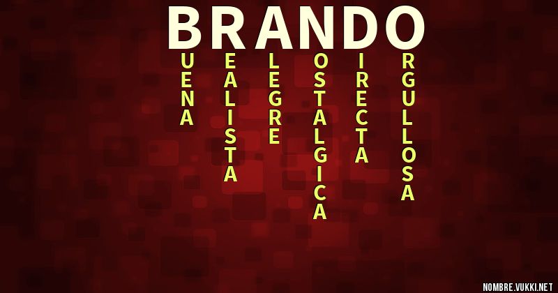 Acróstico brando