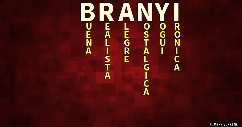 Acróstico branyi