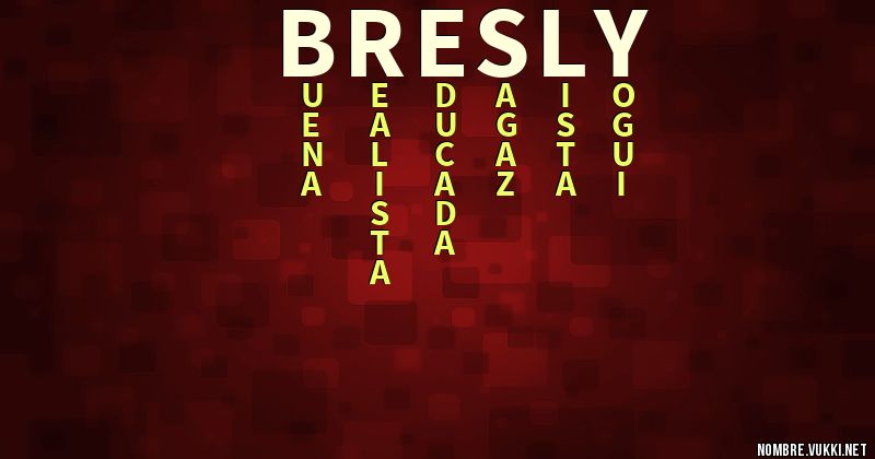 Acróstico bresly
