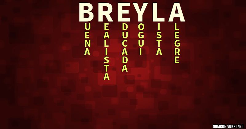 Acróstico breyla