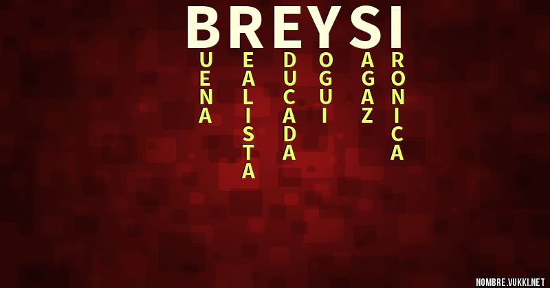 Acróstico breysi