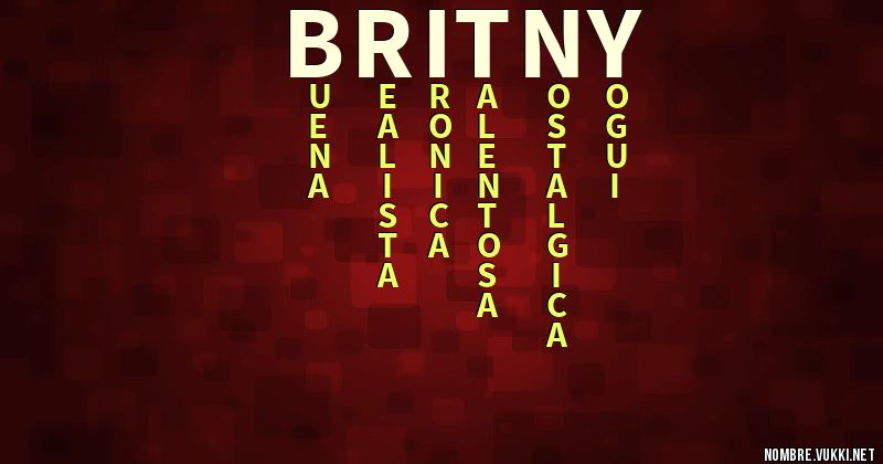 Acróstico britny