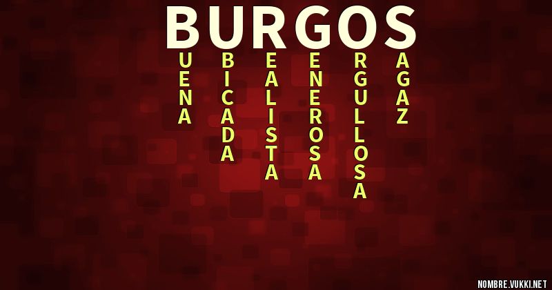 Acróstico burgos