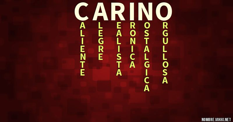 Acróstico cariño