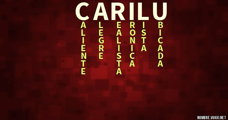 Acróstico carilu